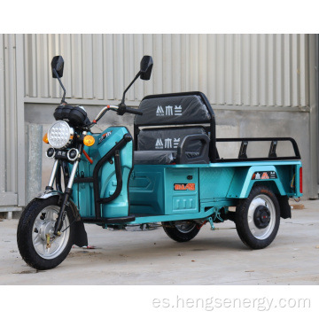 Scooter eléctrico de tres ruedas para carga y pasajero